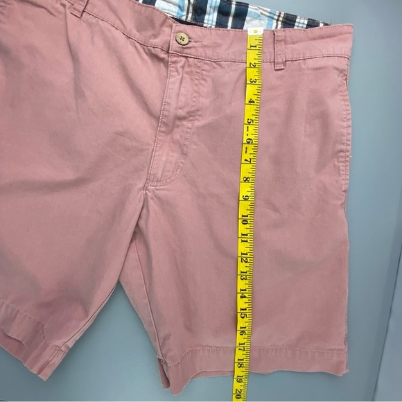 Vintage 1946 Washed Stoned & Beaten men's pink flat front shorts size 36 - Picture 11 of 15
